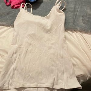 White Lululemon tank top size four